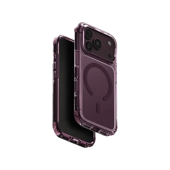 Uniq Hybrid Combat MagSafe Case for iPhone 18 Pro - Deep Burgundy